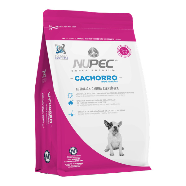 Nupec cachorro razas pequeñas