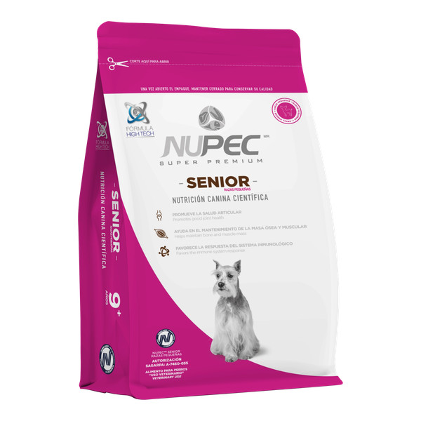 Nupec senior razas pequeñas
