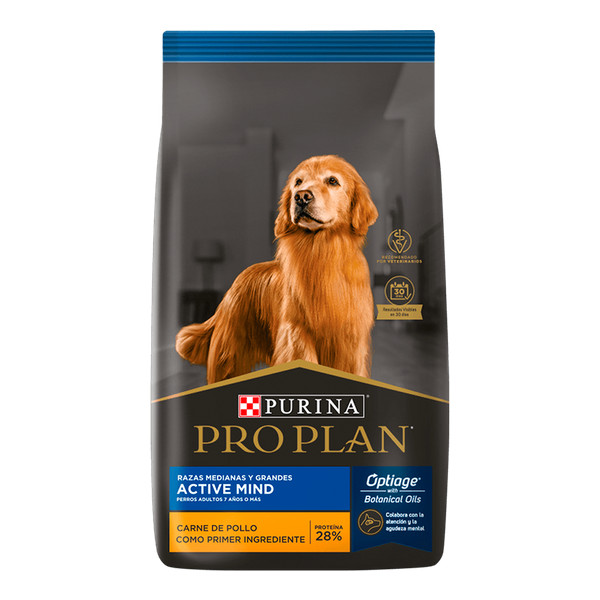 Pro Plan active mind razas medianas y grandes